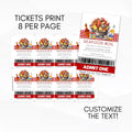 seafood boil ticket templates